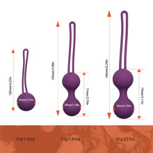 Load image into Gallery viewer, 3Pcs Silicone Vaginal Kegel Balls