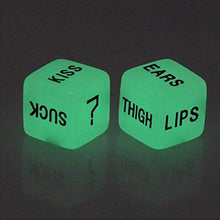 Load image into Gallery viewer, Couples Glow-In-The-Dark Sex Dice
