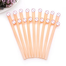 Load image into Gallery viewer, 10 Pcs Penis Straws