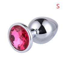 Load image into Gallery viewer, Metal Anal Plug With Diamond