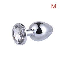 Load image into Gallery viewer, Metal Anal Plug With Diamond