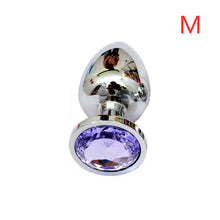 Load image into Gallery viewer, Metal Anal Plug With Diamond