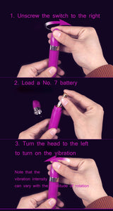 Mini Lipstick Shaped Vibrator