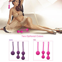 Load image into Gallery viewer, 3Pcs Silicone Vaginal Kegel Balls