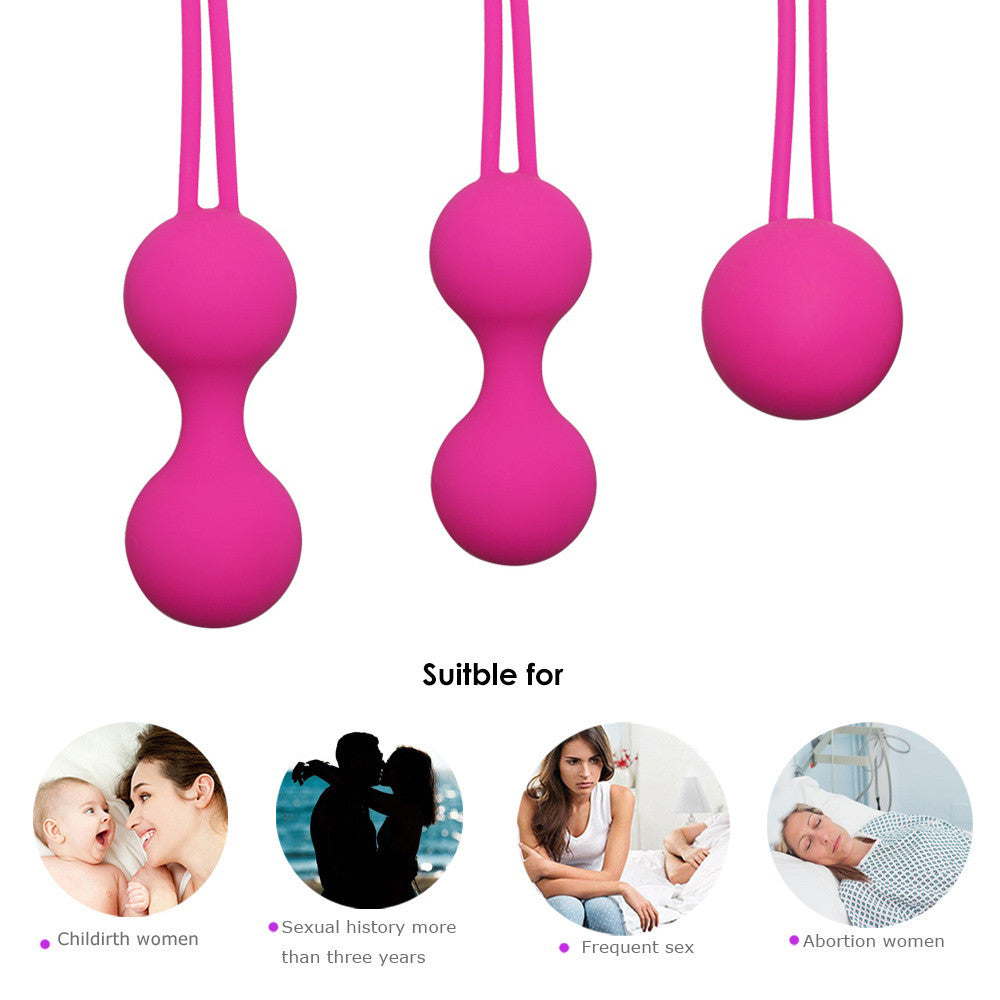 3Pcs Silicone Vaginal Kegel Balls