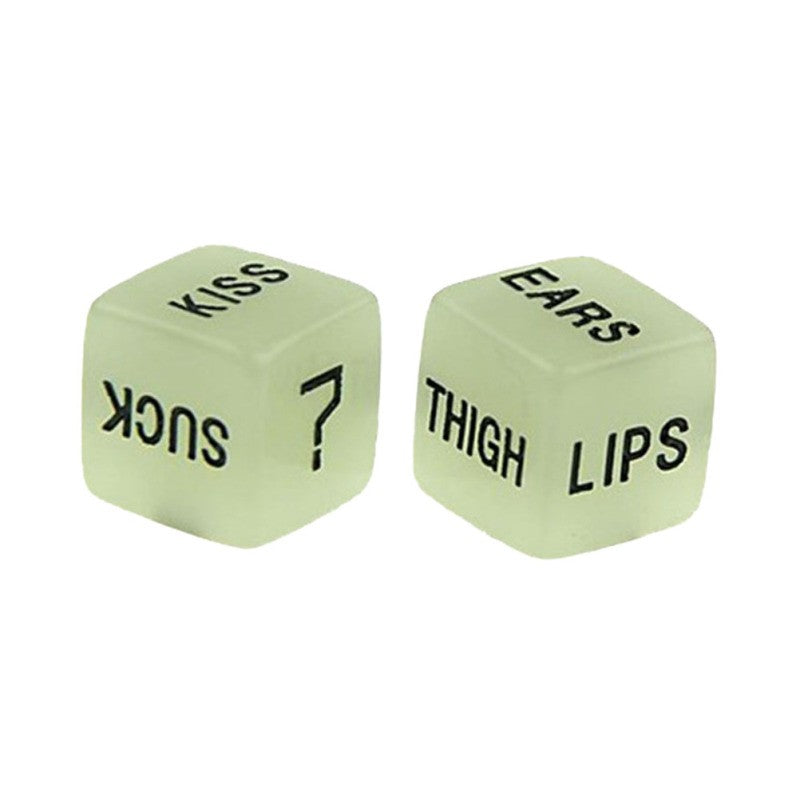 Couples Glow-In-The-Dark Sex Dice