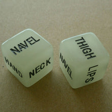 Load image into Gallery viewer, Couples Glow-In-The-Dark Sex Dice