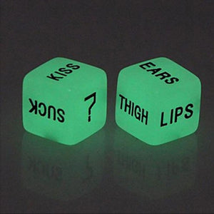 Couples Glow-In-The-Dark Sex Dice