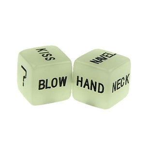 Couples Glow-In-The-Dark Sex Dice