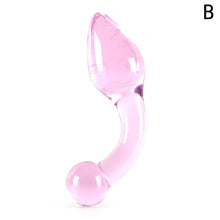 Load image into Gallery viewer, Down To Please Pink Glass Anal Plug